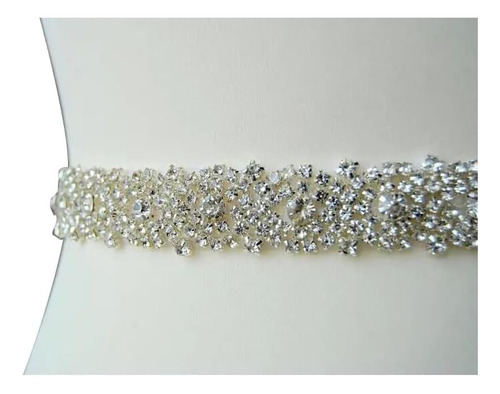 Weztez Fajín De Boda Con Diamantes De Imitación, Cinturón De