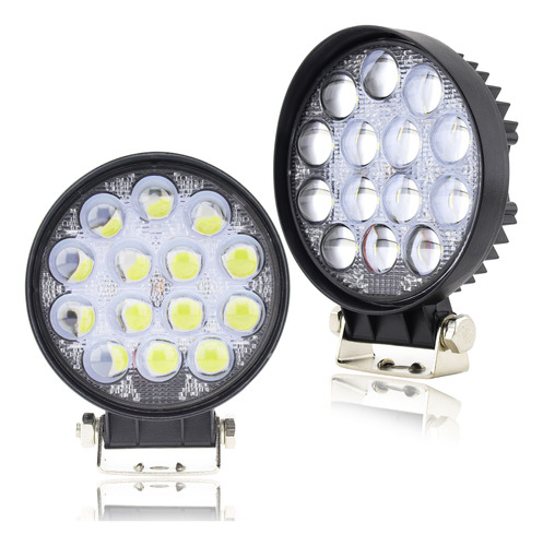 Par Farol Led Milha 84w 2x 42w Classe A 4d Off Road 12v~24v