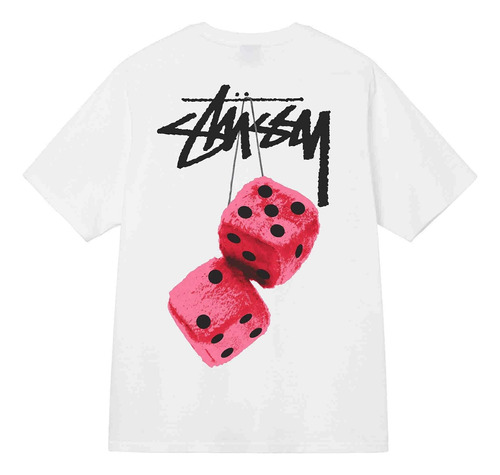 Playera Stussy Fuzzy Dice Original Y Nueva