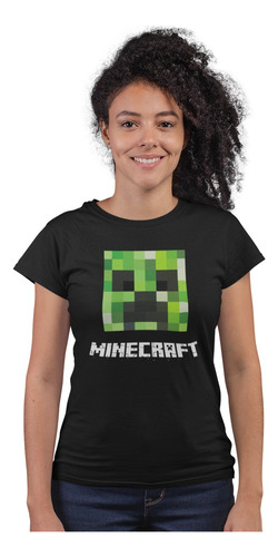 Playera Creeper Face/ Minecraft/ Construcción/ Videojuego