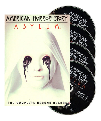 American Horror Story Temporada 2 Dos Asylum Importada Dvd