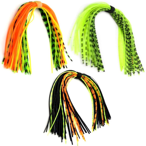 Faldas Repuesto Spinnerbait Jig Pesca 13cm 47a50hebras X 3