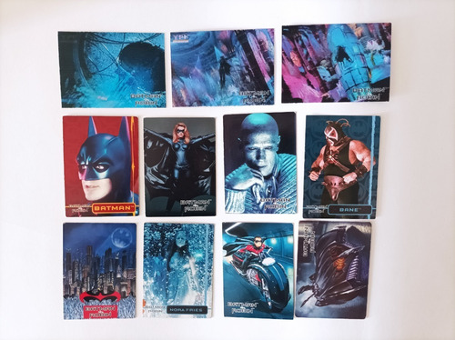 Lote 11 Trading Cards Figuritas Tarjetas Álbum Batman Ypf Dc