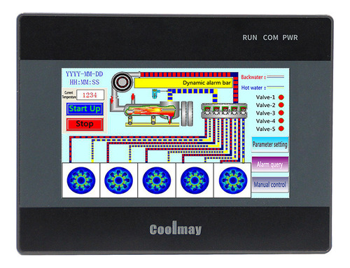 Plc-hmi 4.4 Pulgadas 12/12 Transistor E. Analog:2pt100,1v