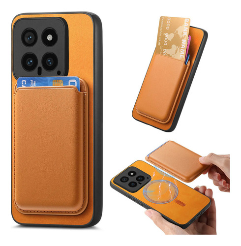 Funda Tipo Cartera De Piel Magnética Soltada 2 En 1 Para