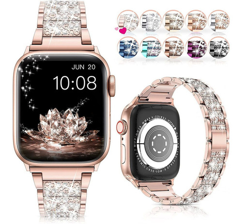 Malla Para Apple Watch Series 1-7 Rose Gold 42mm/44mm/45mm