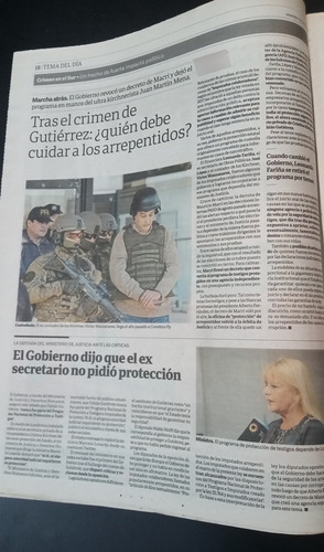 Clarín Asesinato Gutiérrez Secret Cristina Pandemia 2020 5/7 (Usado)
