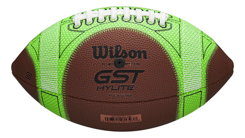 Wilson Gst Speedskin Hylite Football - Café/verde, Talla Juv