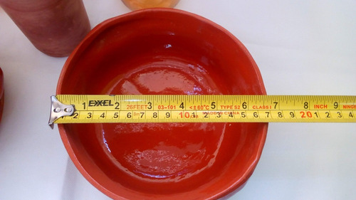 Imagen 4 de 4 de Platos De Barro Para Sopa Vaso Mas Salero Y Obsequio