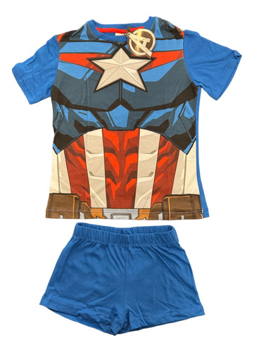 Pijamas Spiderman Hombre Araña Capitan America Lic. Marvel