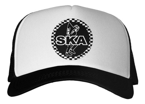 Gorra Ska Logo Circular Silueta Bailando