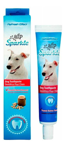 Pasta Dental Perro Afp Sparkle Mantequilla Maní 57gr. Np Sabor Mantequilla De Maní