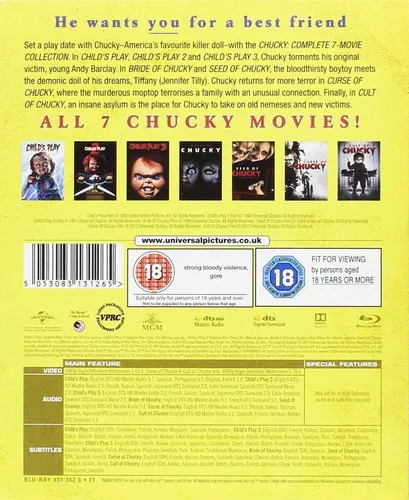 Filme Coleção Chucky 7 em 1