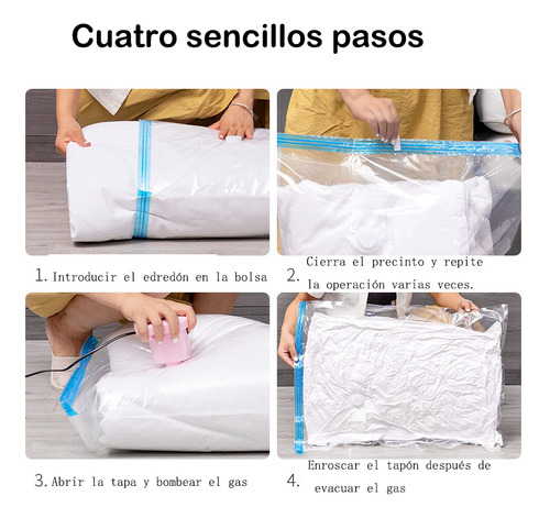 Bolsa De Vacío Grande Con Bomba 80cm*60cm 11pcs
