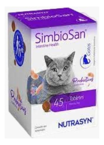 Suplemento Simbiosan Intestine Health Gatos 45 Tab Nutrasyn