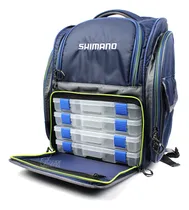 Comprar Mochila De Pesca Shimano Back Pack Xl Blue Com 4 Estojos