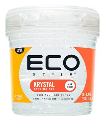 Gel Eco Style Krystal - Cuerpo Y Brillo Para Todo Tipo De Ca