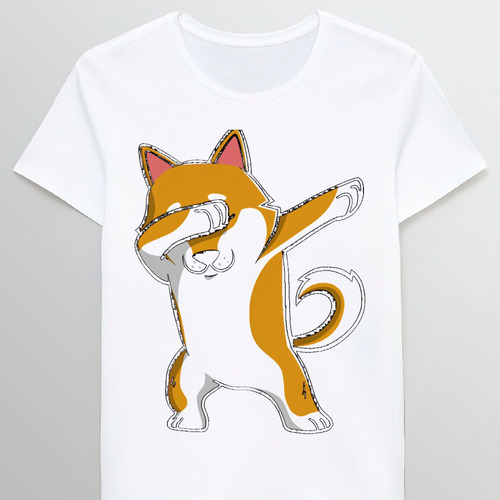 Remera Shiba Inu Dabbing Funny Doge 97187283