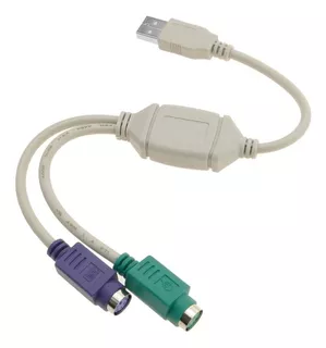 Cable Usb A Ps2 Para Teclado Y Mouse Trautech