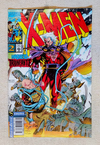 Hq 2 Marvel X Men Magneto Triunfante Lee Claremont Segunda Gênese Minisserie Abril Jovem 1995 (Usado)