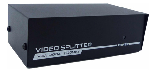 Spliter Vga 1 Entrada P/ 4 Salidas 200mhz C/ Transformador