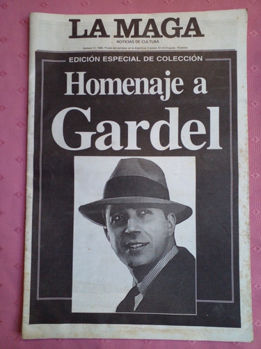Revista La Maga Homenaje A Gardel N° 11 Año 1995