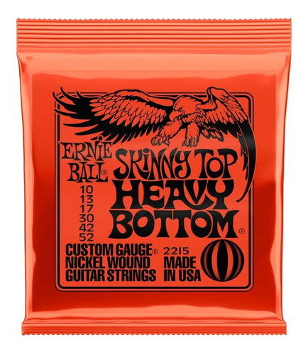 Cuerdas Ernie Ball Skinny Guitarra Eléctrica 10-52 2215