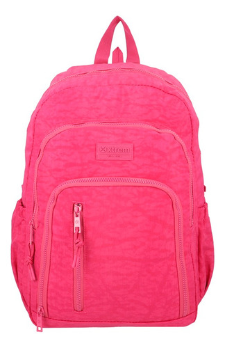 Mochila Xtrem Duncan 4xt Berry Pink Color Rosado Diseño de la tela Lisa