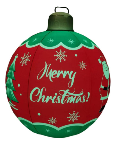 Bola Inflable De Decoración Navideña, Adornos Grandes Para [