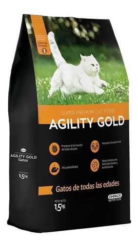 Agility Gold Gato Adulto 1,5 Kg