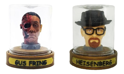 Walter White + Gus Fring - Breaking Bad - Heads In A Jar