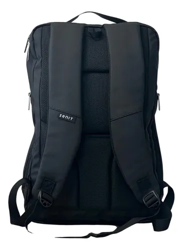 Mochila Alta Gama Modelo Aziel 25 Litros Color Negro Diseño De La Tela Liso