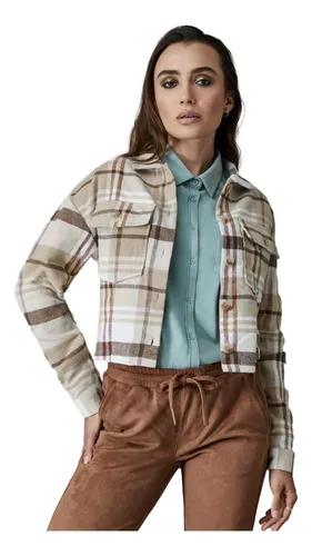 Blusa Casual Moda Holly Land Ivory cafe Para Dama B175 Cuotas