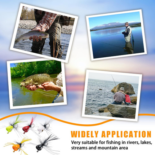 Fly Dry - Kit De Moscas Secas, Flotador De Espuma, Pesca Con