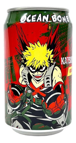 My Hero Academia - Bebida Gasificada Sabor Uva Katsuki 330ml