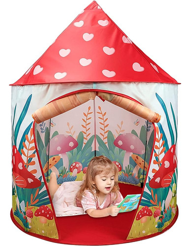 Mushroom Kids Play Tent Space Theme Indoor Play Children Hou