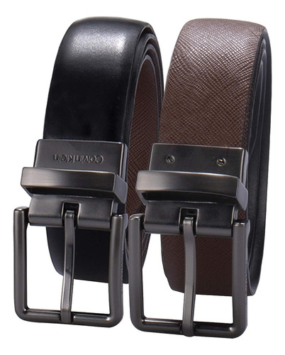 Cinturón Reversible Para Hombre Calvin Klein, Negro/marrón