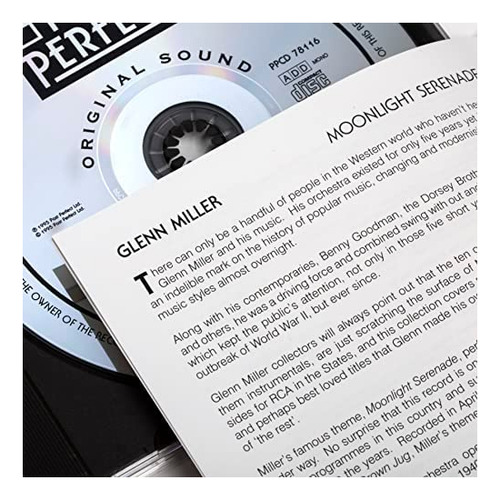 Cd: Glenn Miller Cd: Moonlight Serenade, Remastered. Well-kn