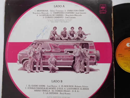 Los Rivales Conquistando Lp Vinilo Edición Colombia 1981 (Usado)