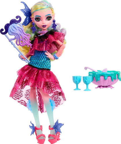 Boneca Monster High Lagoona Blue Monster Ball Festa Hnf71