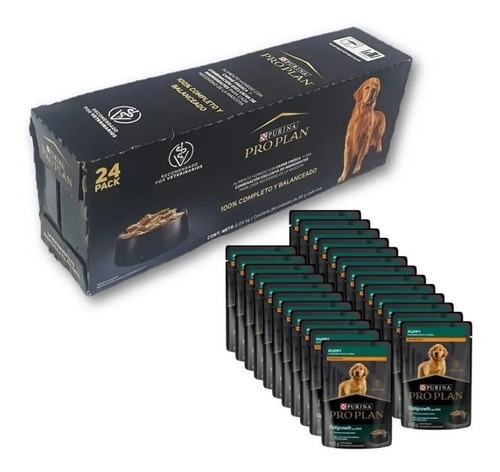 Proplan Puppy Complete Alimento Húmedo Pack 24 Pouches 85 Gr