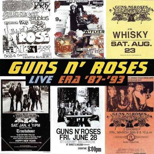 Cd Guns N' Roses - Live Era '87-'93 Nuevo Sellado Obivinilos