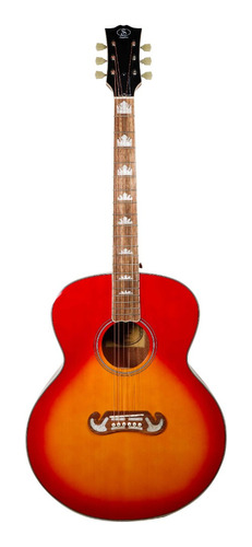 Guitarra Acústica Ed49c-cs Sb 42  Cherry Sunburst
