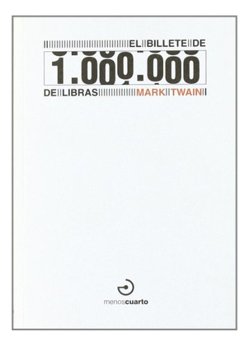 Libro El Billete De 1 000 000 De Libras  De Twain Marx