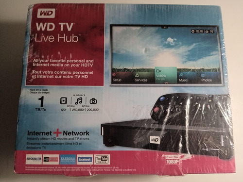 Wd Tv Western Digital Live Hub 1tb Reproductor Mkv Mp4 Avi