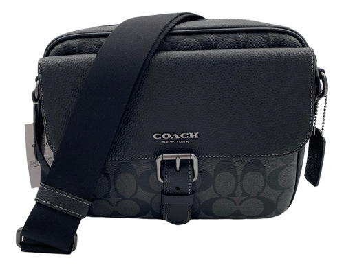 Coach Mariconera Hudson Xbody Signatur Monograma Negro Origi