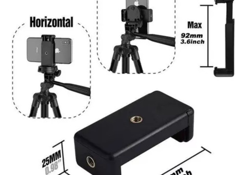 Tripé Profissional Para Câmera E Celular Universal 1,30