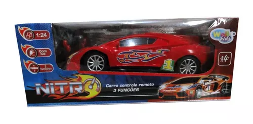 Carrinho De Controle Remoto Possante Nitro X 1:24 3 Funções - Compre Agora  - Feira da Madrugada SP