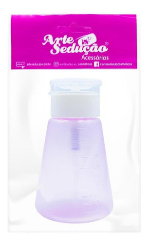 Porta Acetona De Plástico Removedor Esmalte Dosador 180 Ml