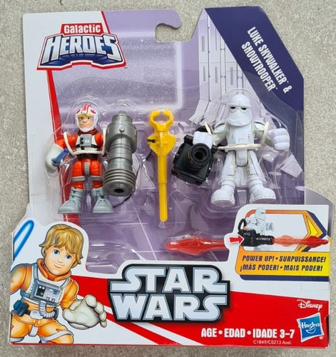 Star Wars Galactic Heroes Luke Skywalker & Snowtrooper